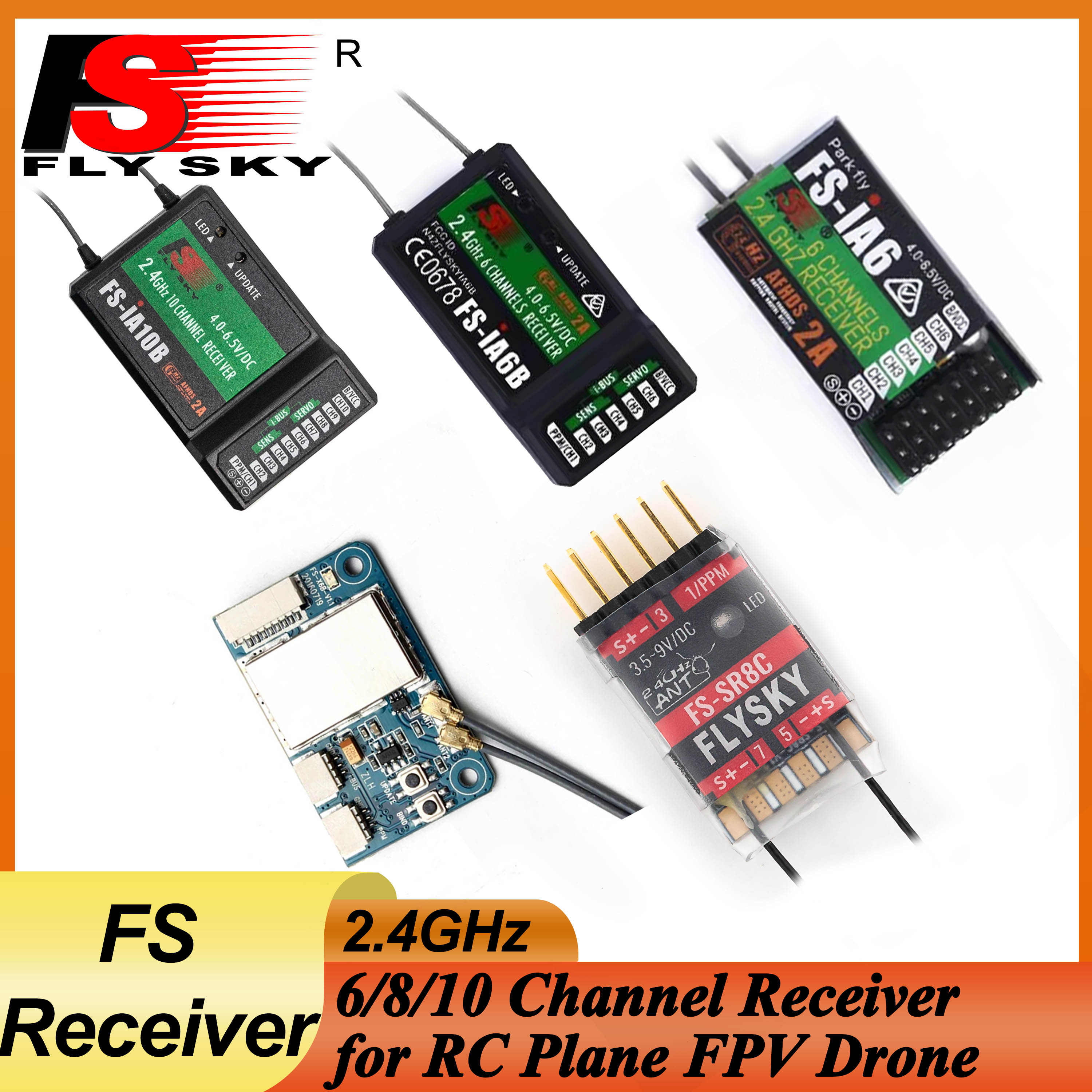 Drone Transmitter - FLYSKY 6/8/10CH FS-iA6 FS-iA6B FS-iA10B FS-X6B