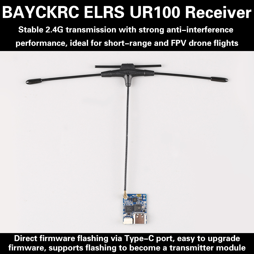 Drone Frame - BAYCKRC UR100 ExpressLRS Dual Band 2.4GHz