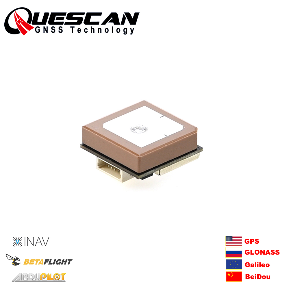 Drone Gps Module - QUESCAN 18mm AN182 GPS Compass Module