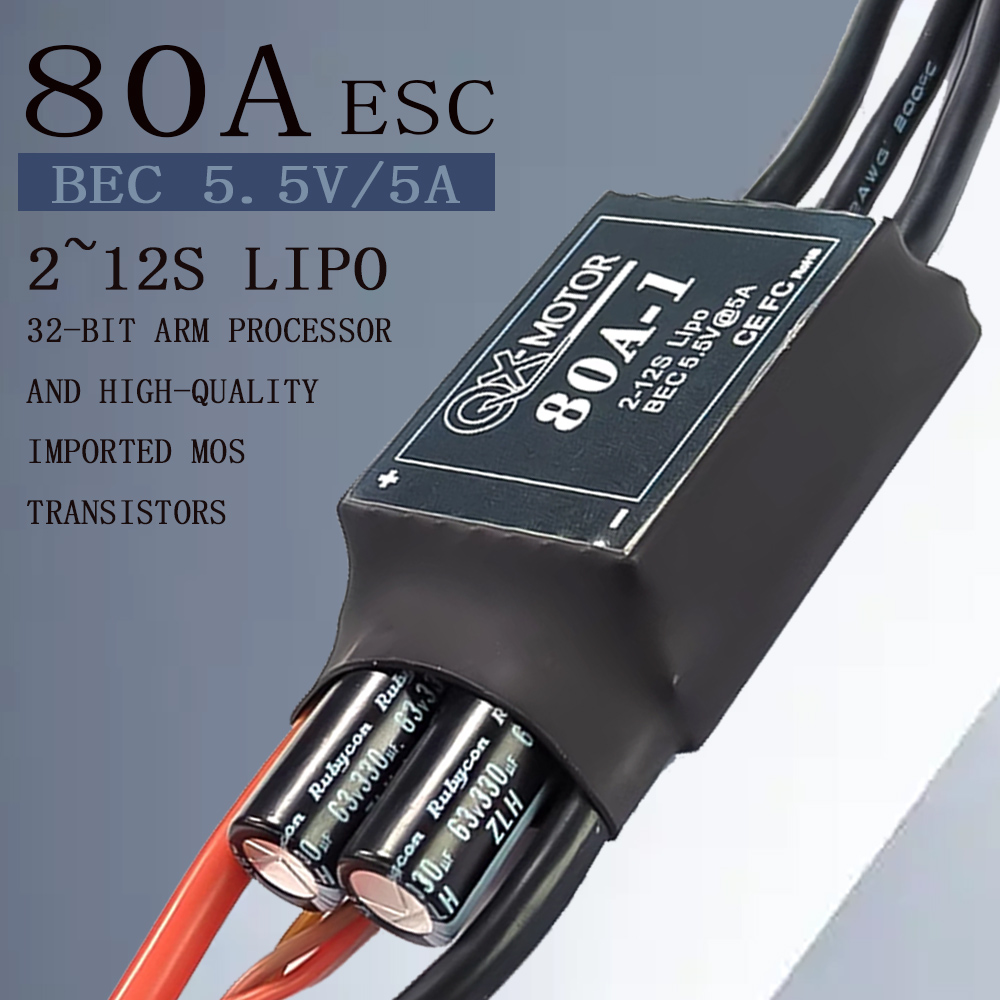 80A 2-12S brushless ESC High p - Drone Esc incelemesi ve fiyatı