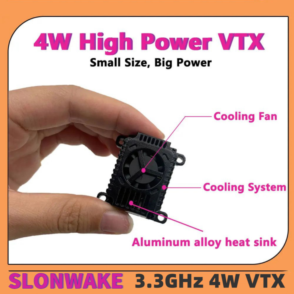 SLONWAKE FPV 3.3G 16CH 4000mW  - Drone Transmitter incelemesi ve fiyatı