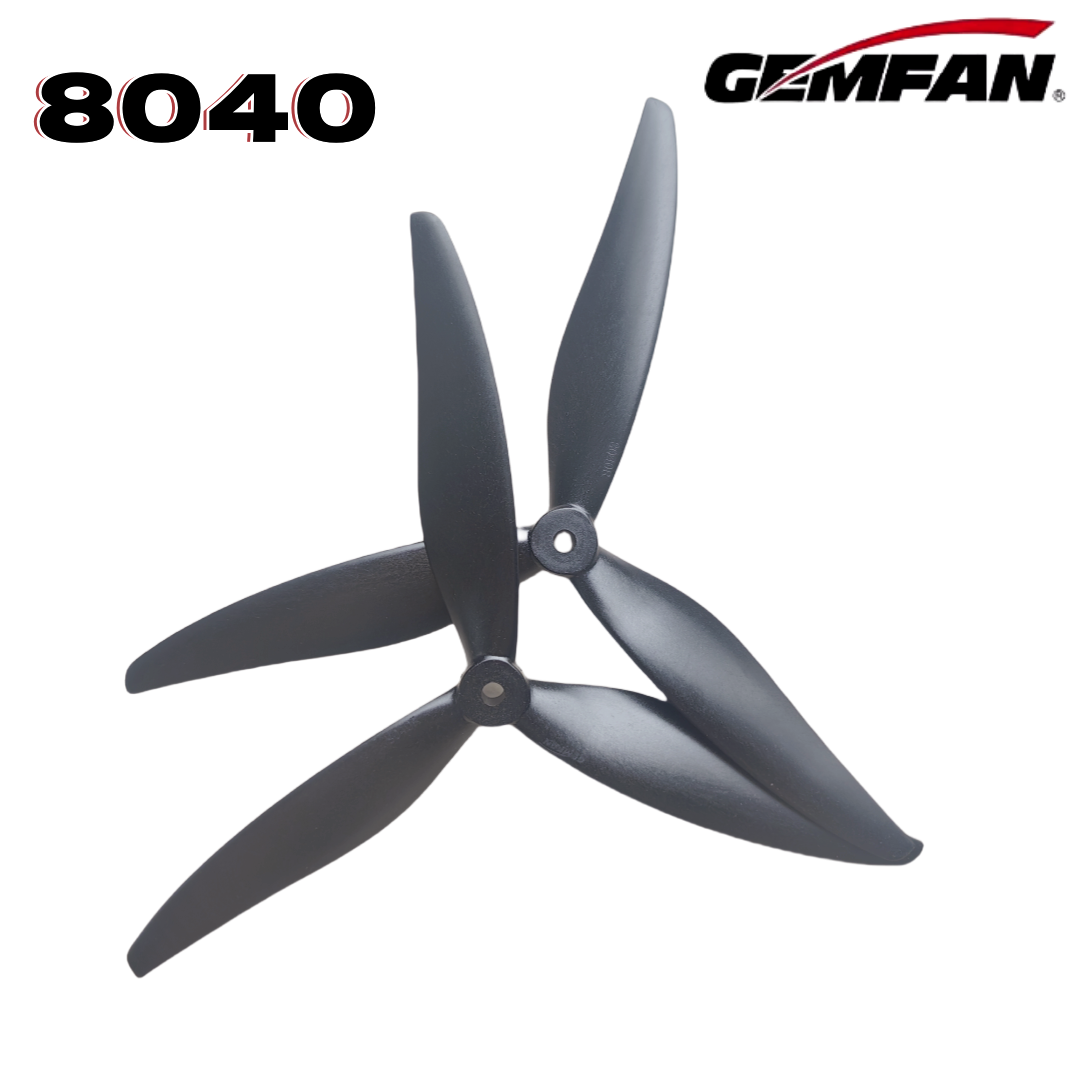 Gemfan 8040 8X4X3 3-blade 8-in - Drone Propeller incelemesi ve fiyatı