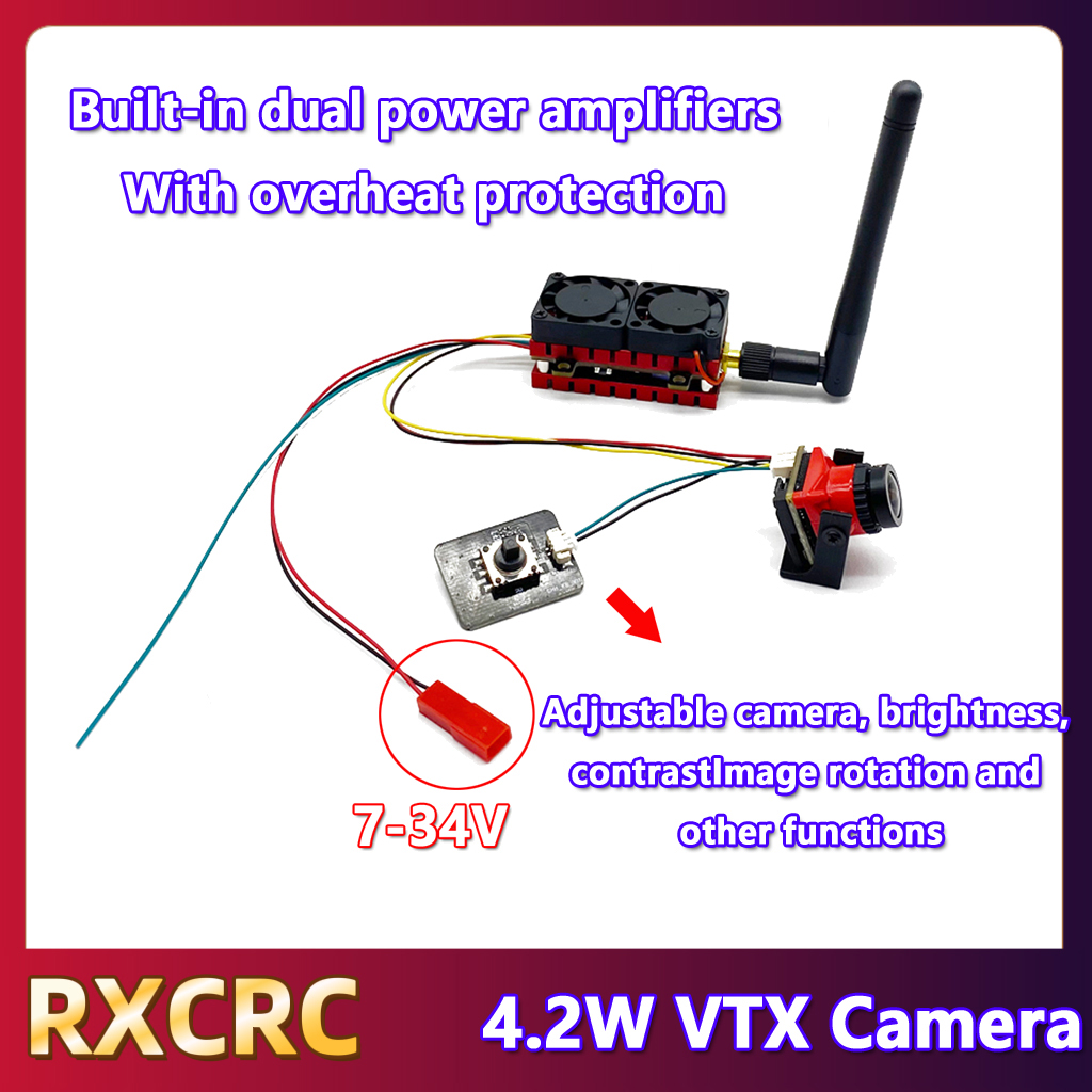 RXCRC 5.8G 48CH 4.2W High Powe - Drone Transmitter incelemesi ve fiyatı