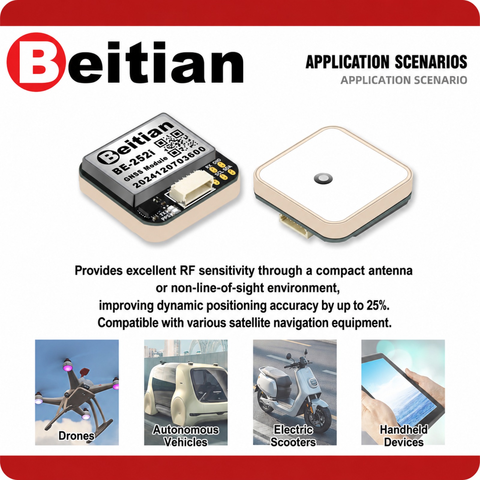 Beitian M10 Triple Mode GNSS C - Drone Gps Module incelemesi ve fiyatı
