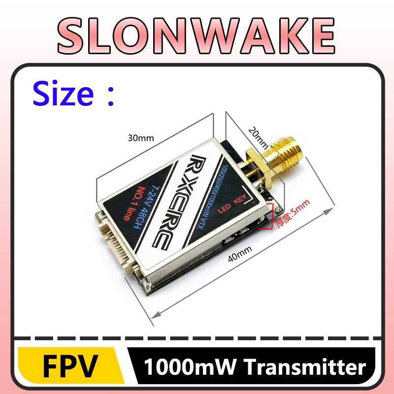 SLONWAKE  5.8G 48CH 1W VTX 100 - Drone Frame incelemesi ve fiyatı