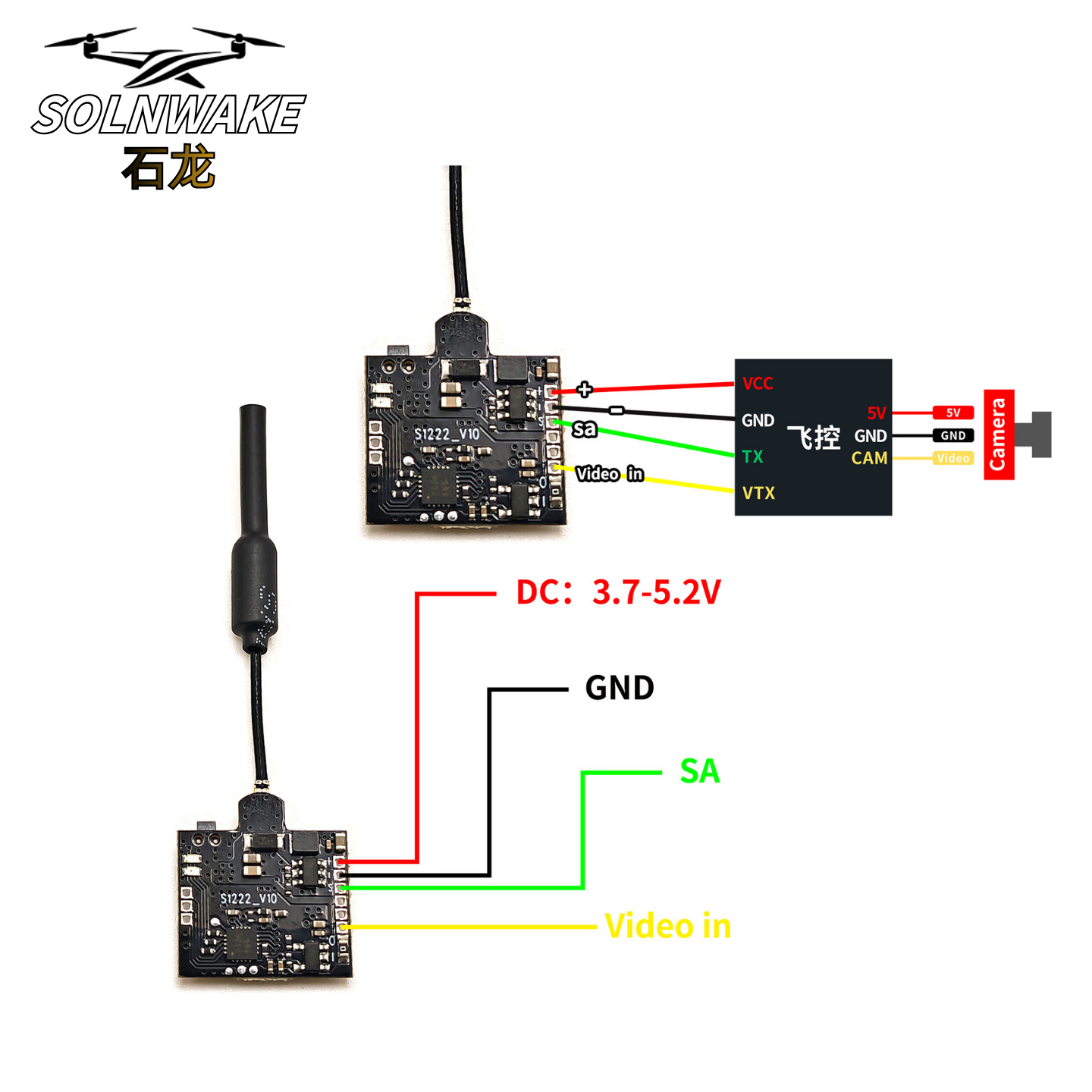 SLONWAKE Nano 5.8G 48CH 200mW  - Drone Transmitter incelemesi ve fiyatı