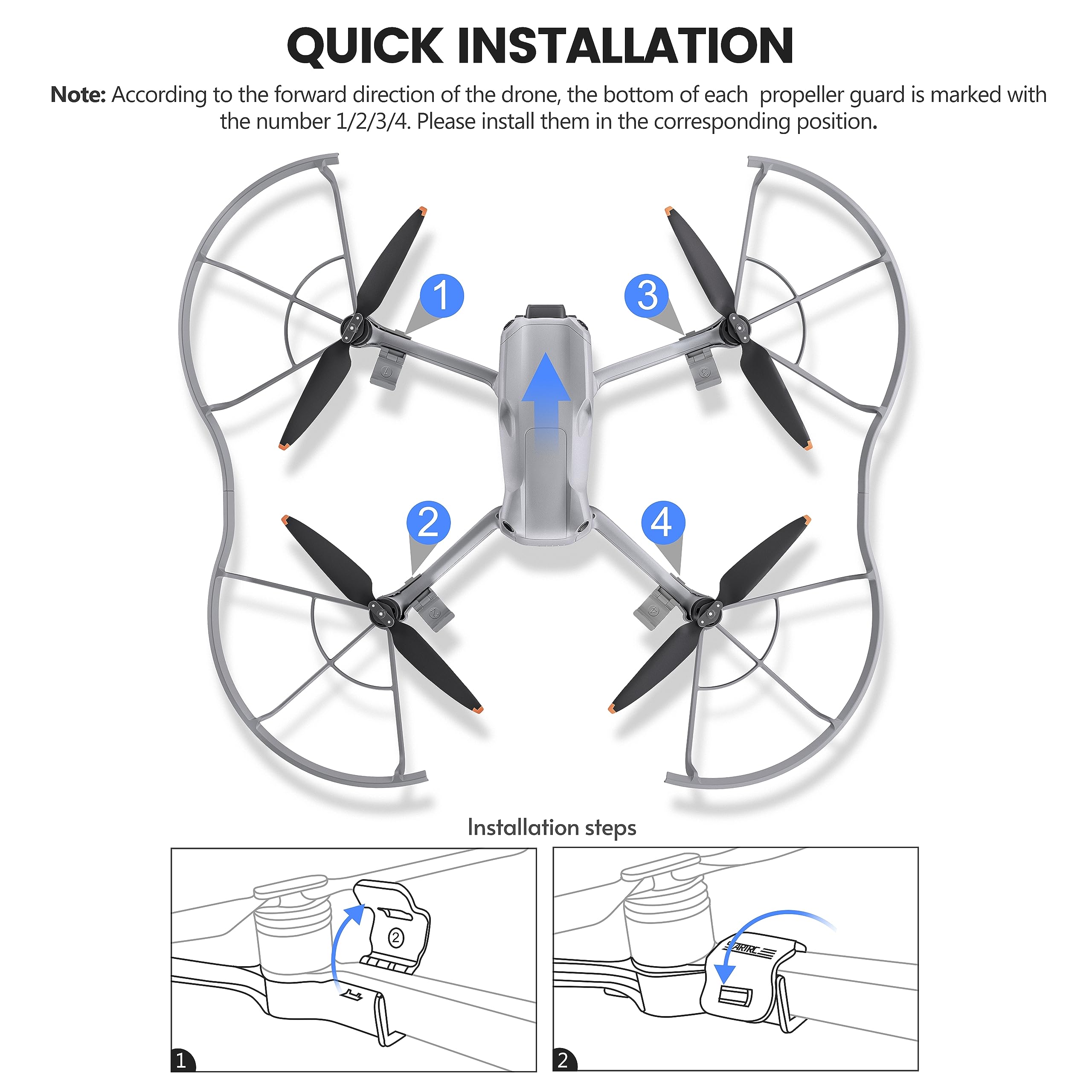 STARTRC Air 3S Propeller Guard - Drone Propeller Guard incelemesi ve fiyatı