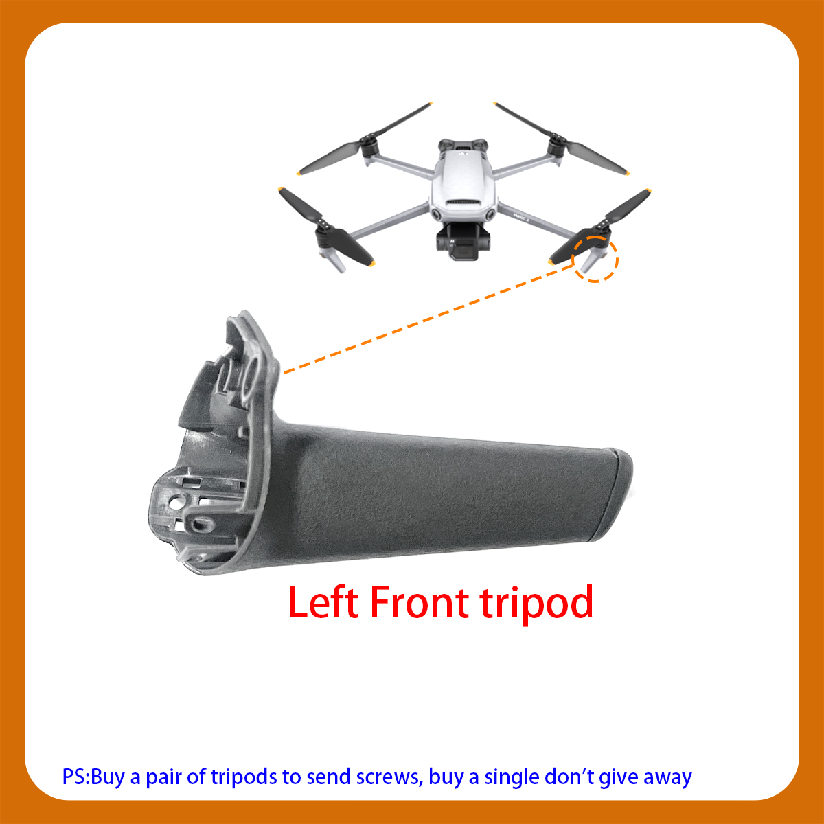 The Front Rear Arms, Legs, Tri - Drone Arm incelemesi ve fiyatı
