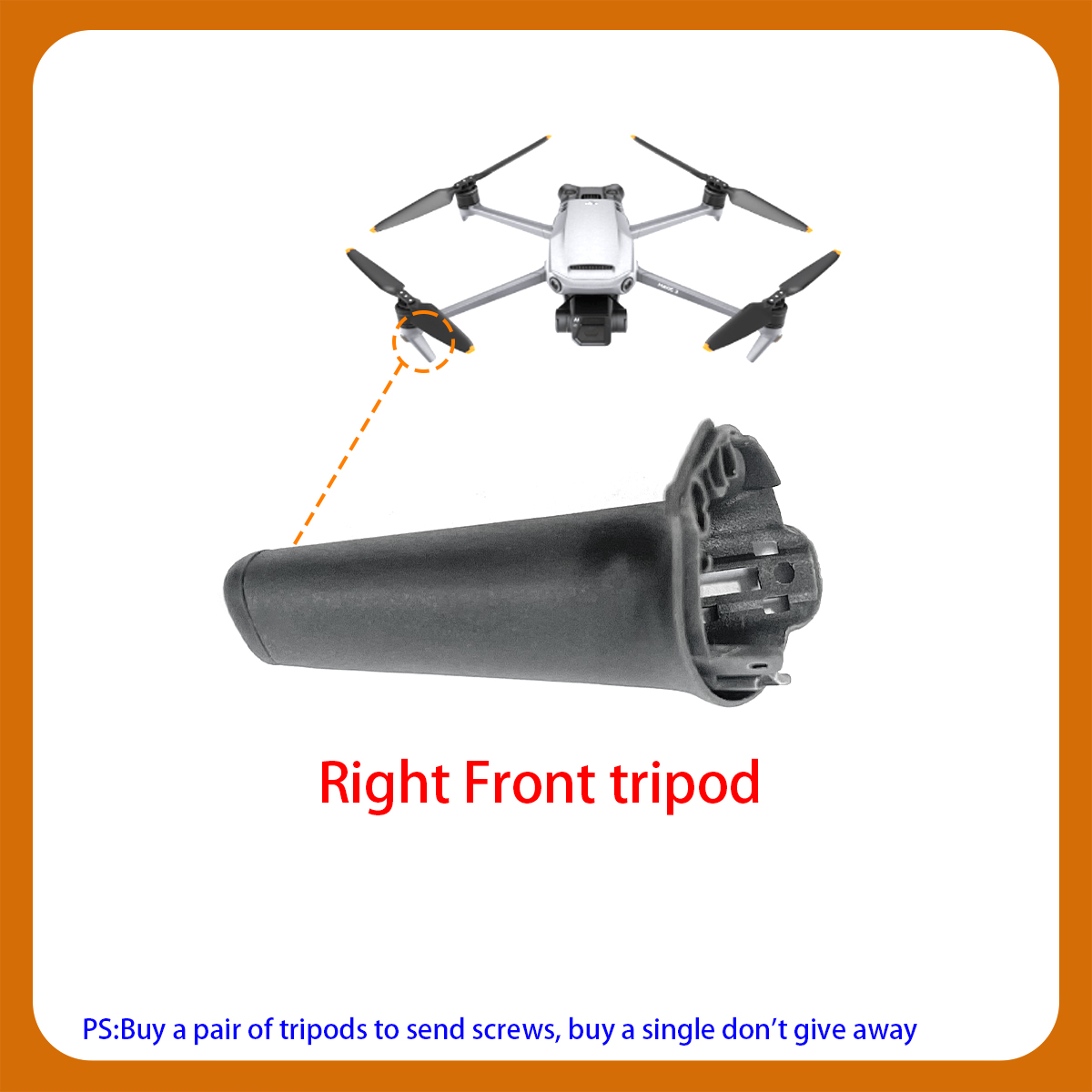 The Front Rear Arms, Legs, Tri - Drone Arm incelemesi ve fiyatı