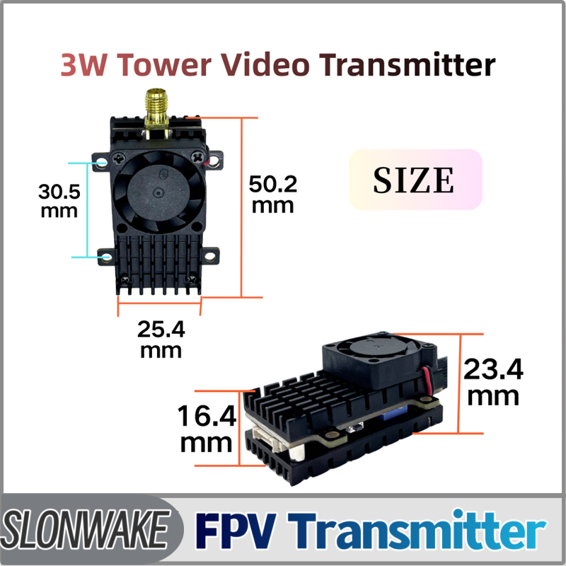 SLONWAKE 5.8G 3000mW Simulatio - Drone Transmitter incelemesi ve fiyatı