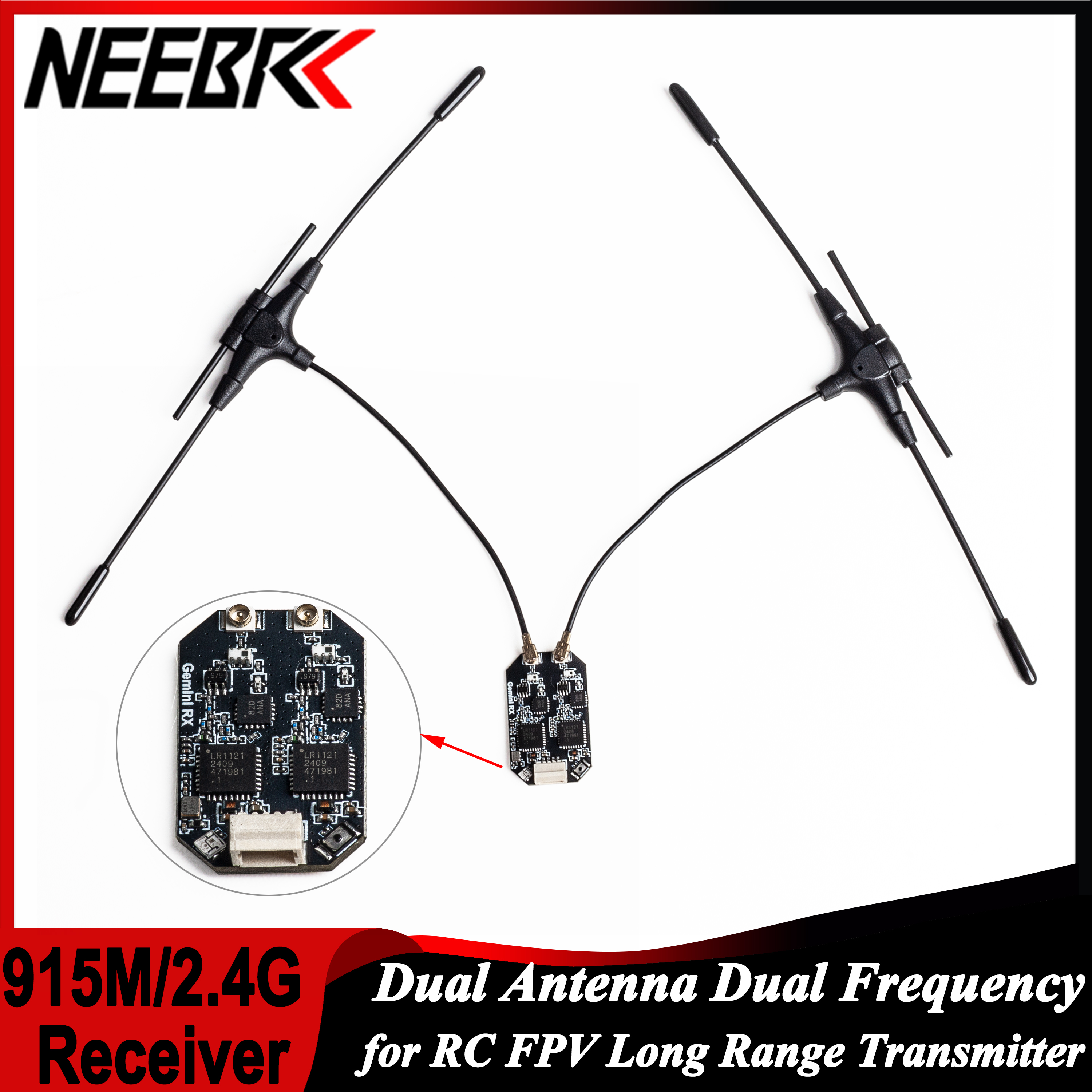 ELRS 915MHz/2.4GHz Gemini Dual - Drone Antenna incelemesi ve fiyatı