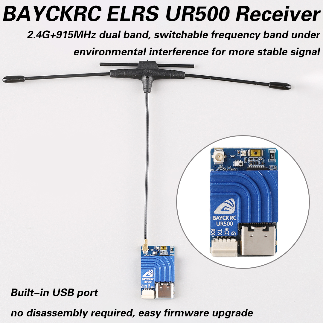 BAYCKRC UR500 ELRS RX 500mW Du - Drone Frame incelemesi ve fiyatı